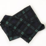 21" Black, Navy and Green Plaid