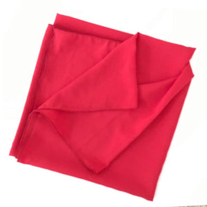 44" Solid Red Wild Rag