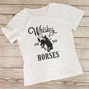 Whiskey and Bad Horses Tee