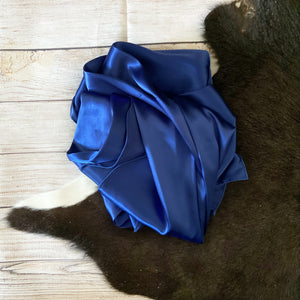 44” Solid Royal Blue Wild Rag