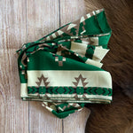 36” Green Aztec Wild Rag