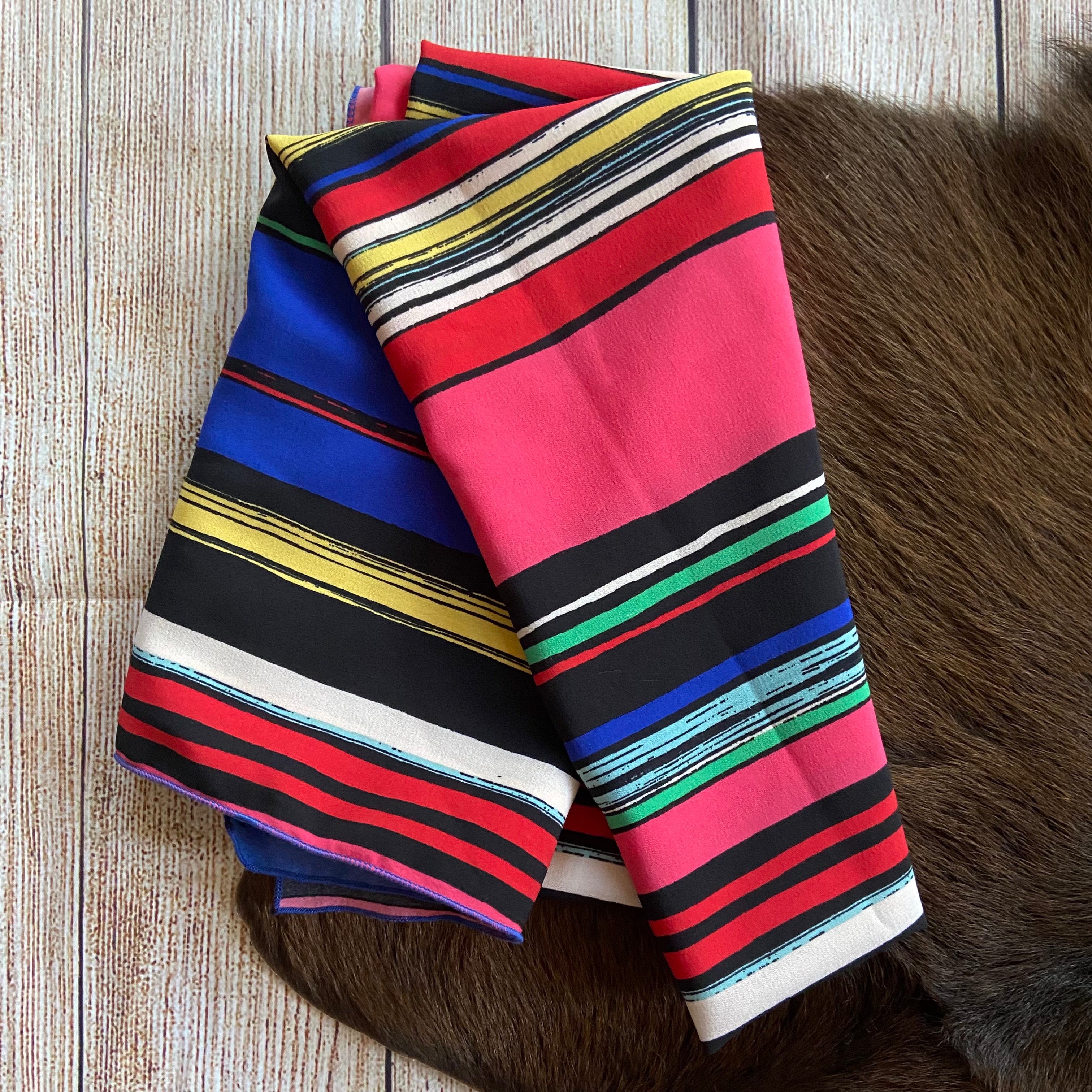 36” Multi- Striped Wild Rag