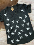 Buck It Distressed Tee