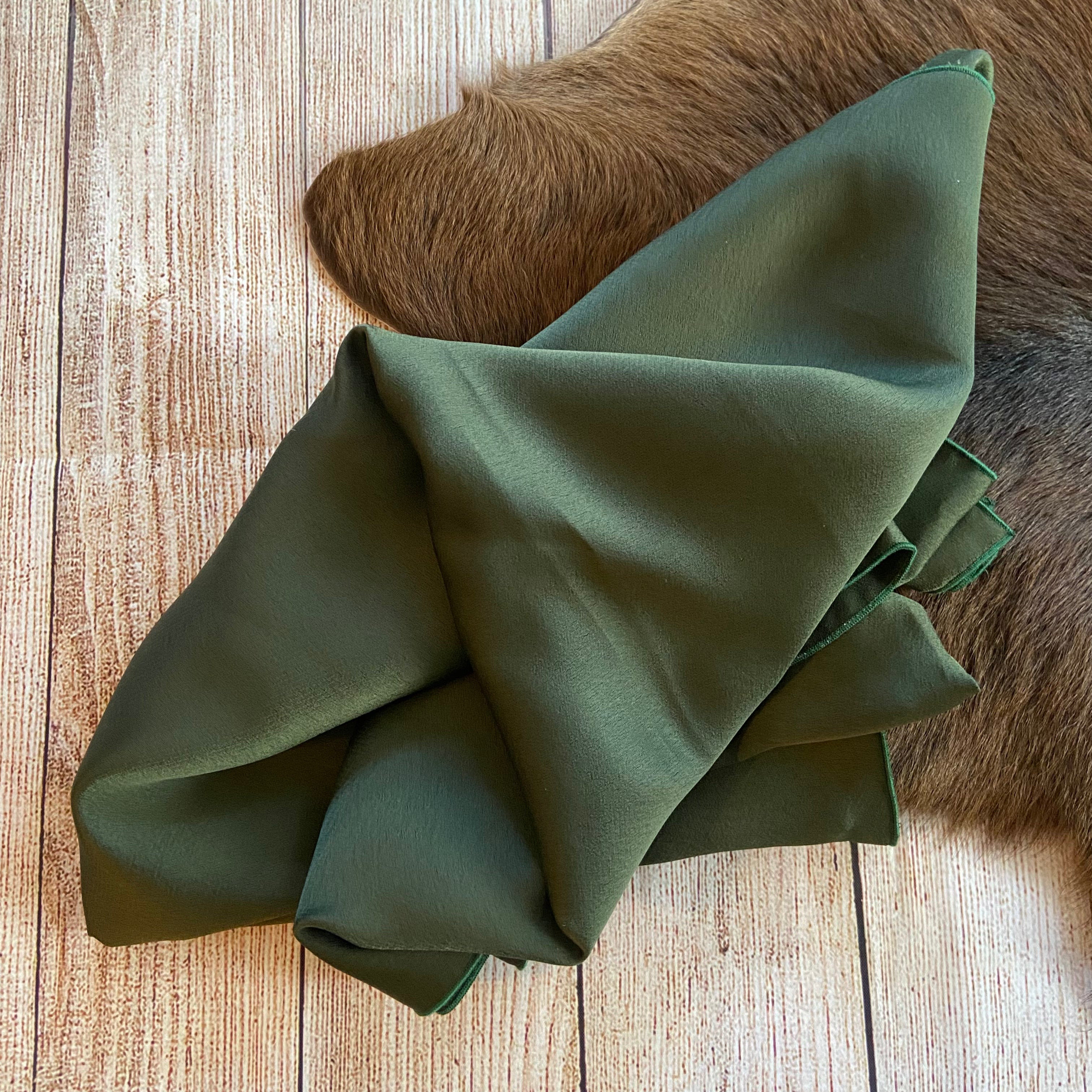 44” Dark Green Wild Rag